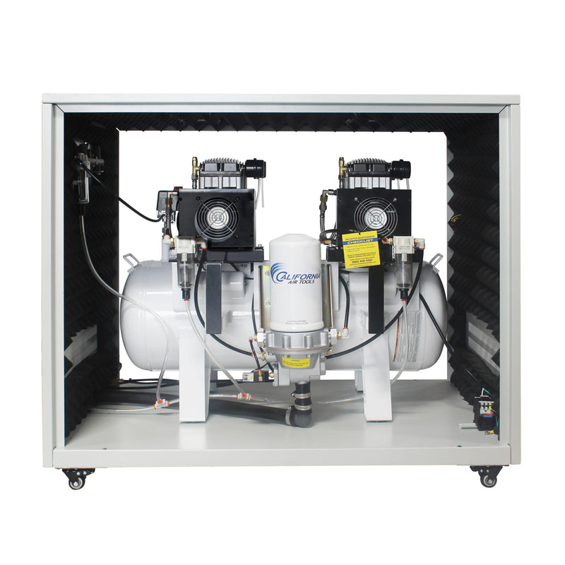 California Air Tools 20040DSPCADC 4.0 HP 20 Gallon Oil-Free Air Compressor with 98% Air Drying System, Auto Drain, and Soundproof Cabinet