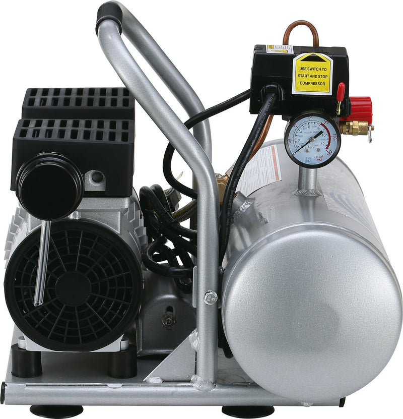 CALIFORNIA AIR TOOLS 2010A Ultra Quiet, Oil-Free, Lightweight 1.0 Hp 2 Gallon Air Compressor