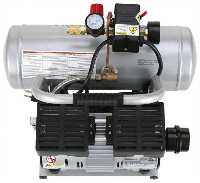CALIFORNIA AIR TOOLS 2010A Ultra Quiet, Oil-Free, Lightweight 1.0 Hp 2 Gallon Air Compressor