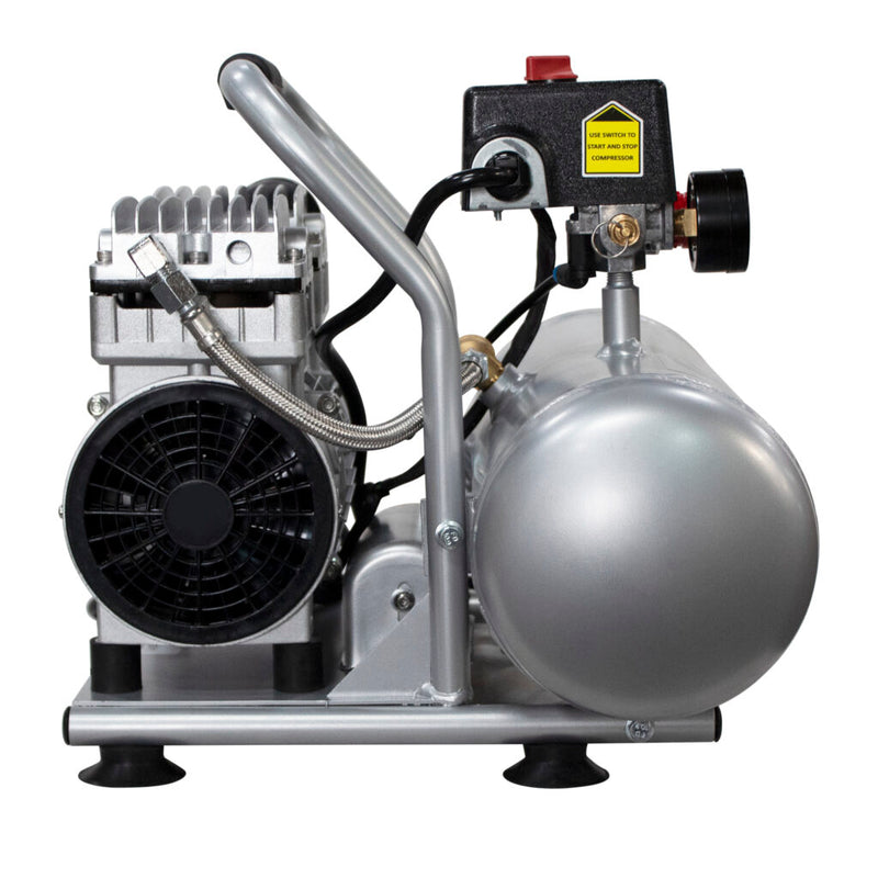 CALIFORNIA AIR TOOLS 2010ALFC Ultra Quiet 1.0 Hp, Oil-Free, Lightweight 2-Gallon Air Compressor (Industrial Series)