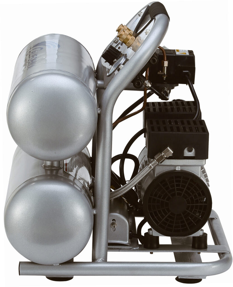 CALIFORNIA AIR TOOLS 4610S Ultra Quiet 1.0 Hp, Oil-Free, Lightweight 4.6 Gallon Air Compressor