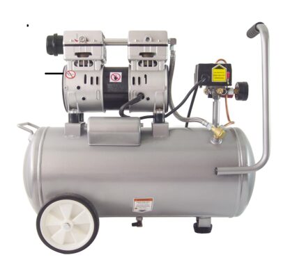 California Air Tools Ultra Quiet 8010 PK Air Compressor, 1.0 Hp 8-Gallon & LVLP Spray Painting Kit