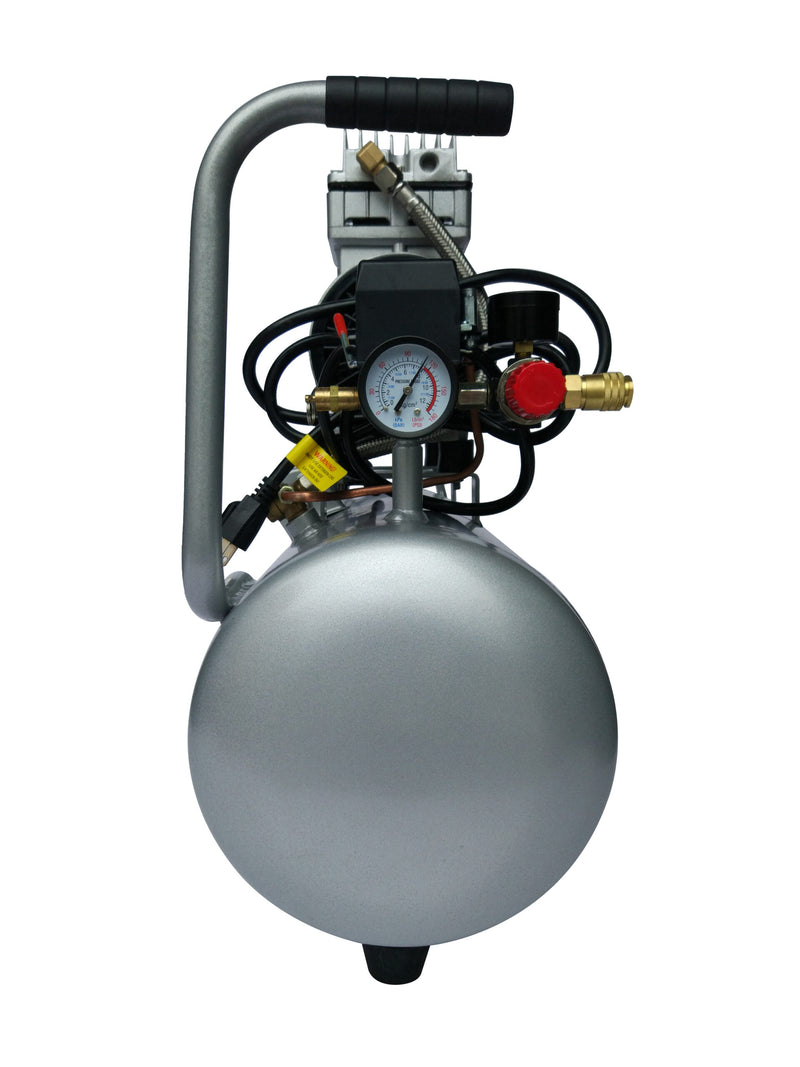 CALIFORNIA AIR TOOLS 8010A Ultra Quiet 1.0 Hp, Oil-Free, Lightweight Aluminum 8-Gallon Air Compressor