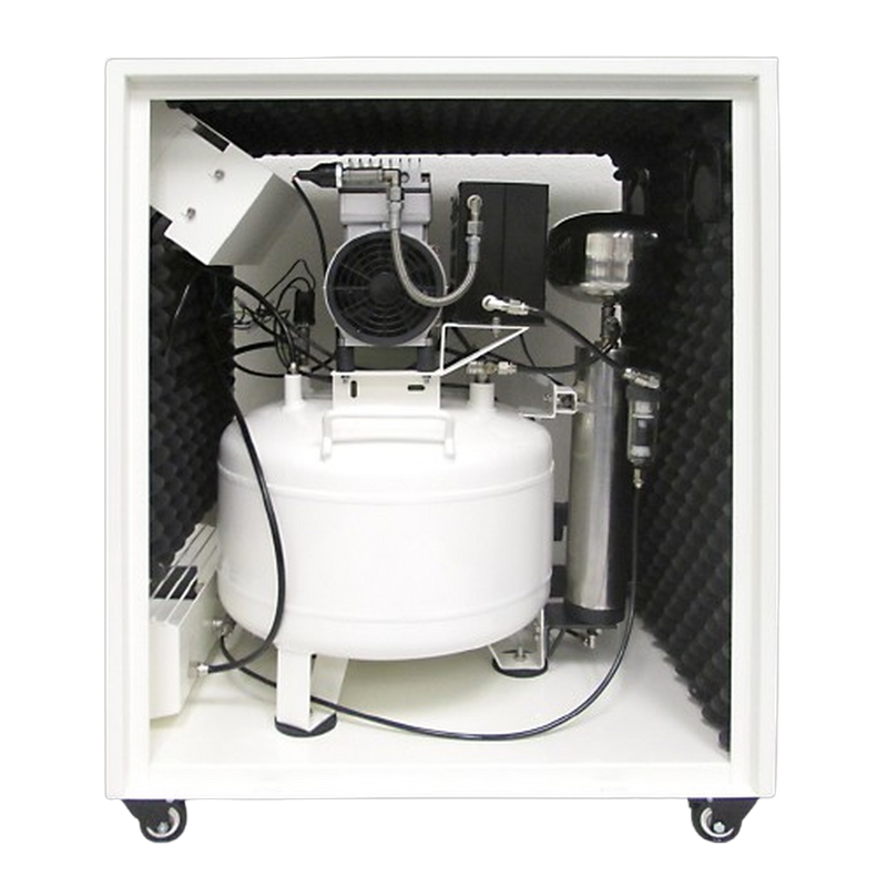 California Air Tools 8010DSPCAD 1.0 HP 8 Gallon Oil-Free Air Compressor with Air Dryer, Auto Drain, and Soundproof Cabinet