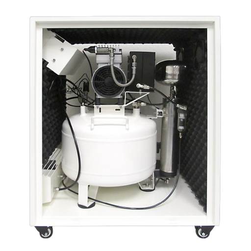 California Air Tools 8010DSPC 1.0 HP 8 Gallon Oil-Free Air Compressor with 80% Air Dryer and Soundproof Cabinet