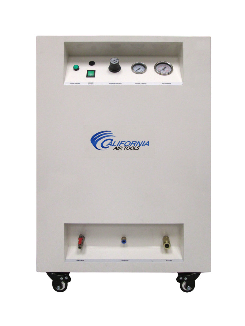California Air Tools 8010DSPC 1.0 HP 8 Gallon Oil-Free Air Compressor with 80% Air Dryer and Soundproof Cabinet