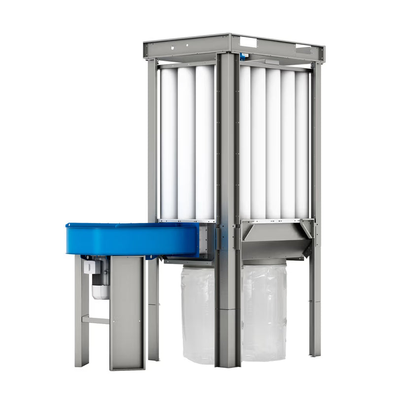 COIMA USA SHK-2 7.5 HP / 3,600 CFM Enclosureless Dust Collector with Shaker