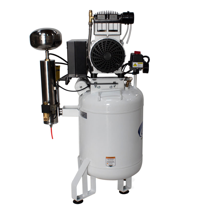 CALIFORNIA AIR TOOLS 10020DC-22060 2.0 Hp Ultra Quiet Oil-Free 10 Gallon Air Compressor with 80% Air Dryer 220v 60hz