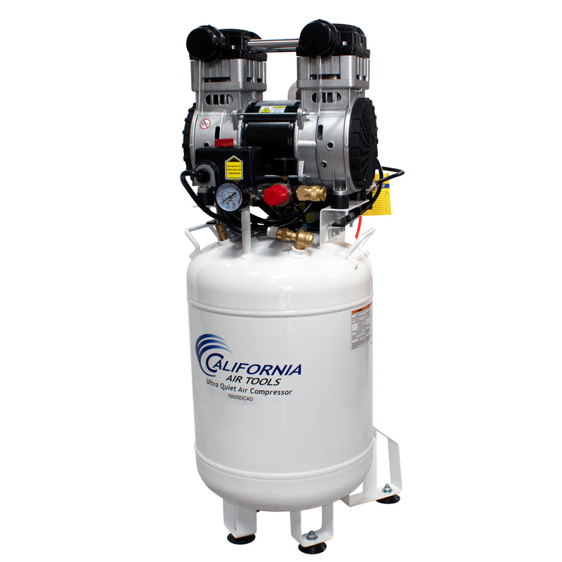 California Air Tools 10020DCAD-22060 2 HP 10 Gallon Oil-Free Air Compressor with 80% Air Dryer & Auto Drain