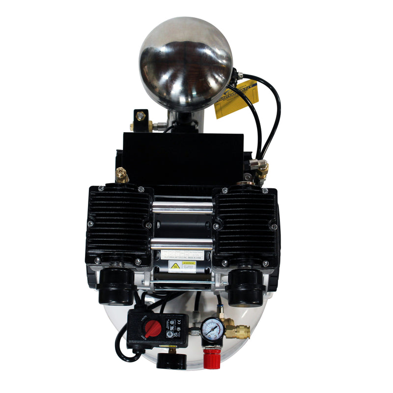 CALIFORNIA AIR TOOLS 10020DCAD-22060 2.0 Hp Ultra Quiet Oil-Free 10-Gallon Air Compressor with 80% Air Dryer and Auto Drain 220v 60hz