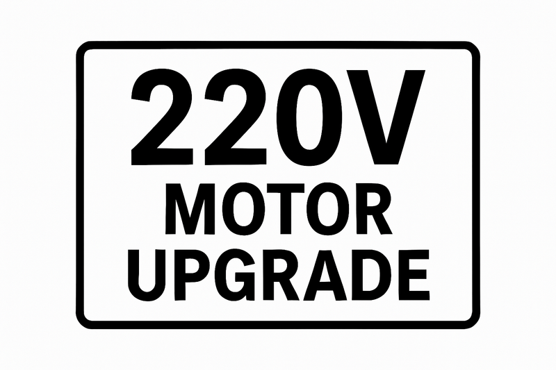 Safety Speed 220V Motor Upgrade
