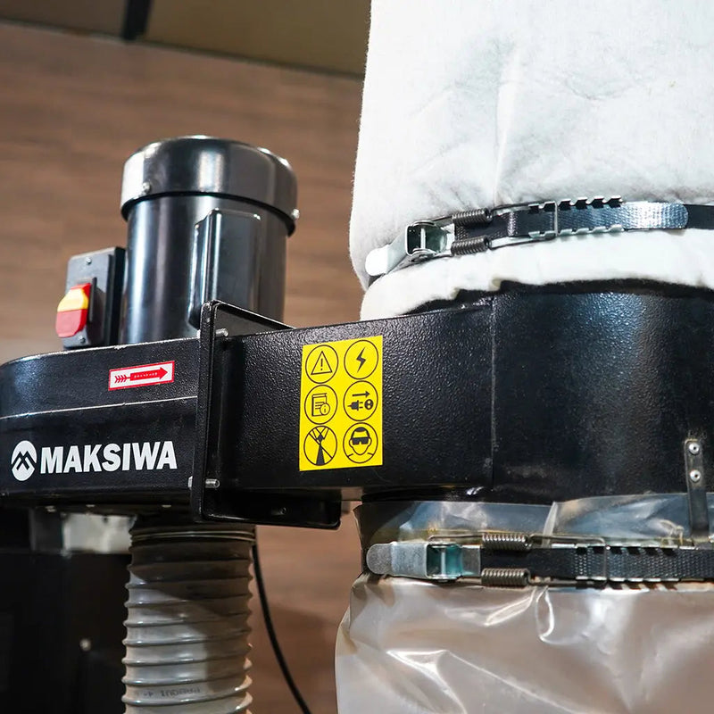 Maksiwa Dust Collector 1HP - 1 Entry Single Phase