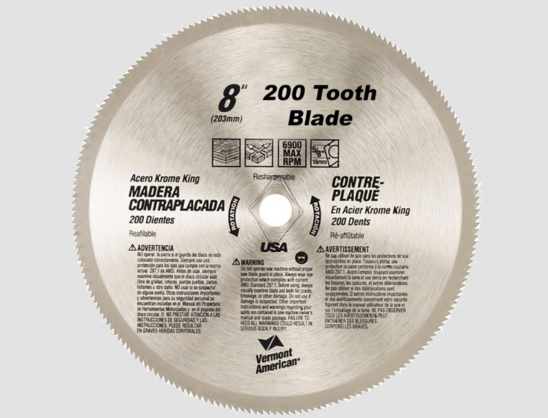 8″ Saw Blade for Vertical Panel Saws