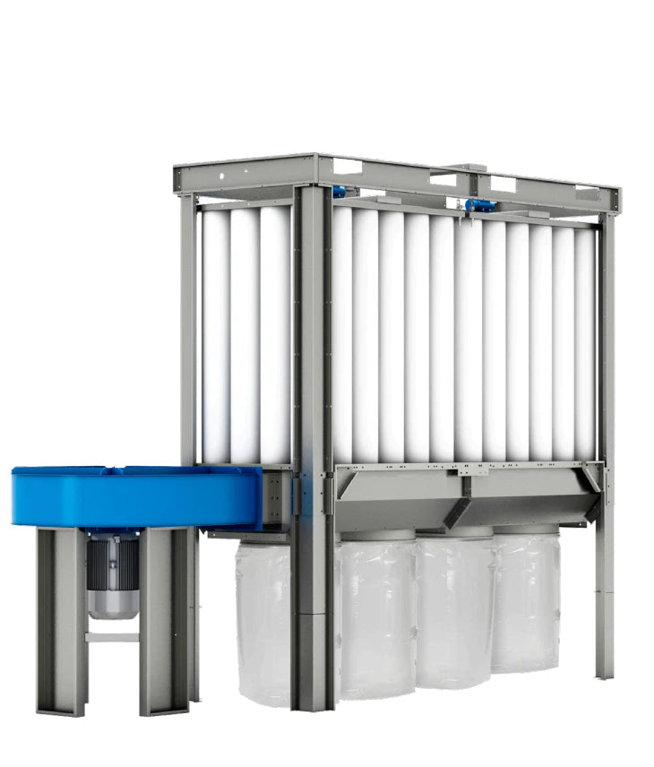 COIMA USA SHK-4 15 HP / 6400 CFM Enclosureless Dust Collector with Shaker