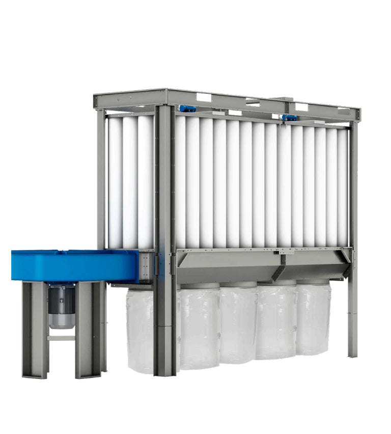 COIMA USA SHK-5 20 HP / 7100 CFM Enclosureless Dust Collector with Shaker