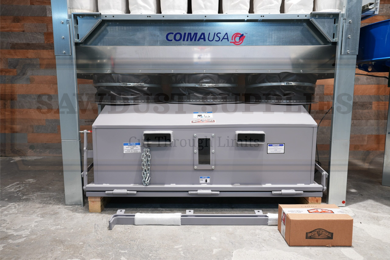 COIMA USA SHK-3 10 HP / 5000 CFM Enclosureless Dust Collector with Shaker