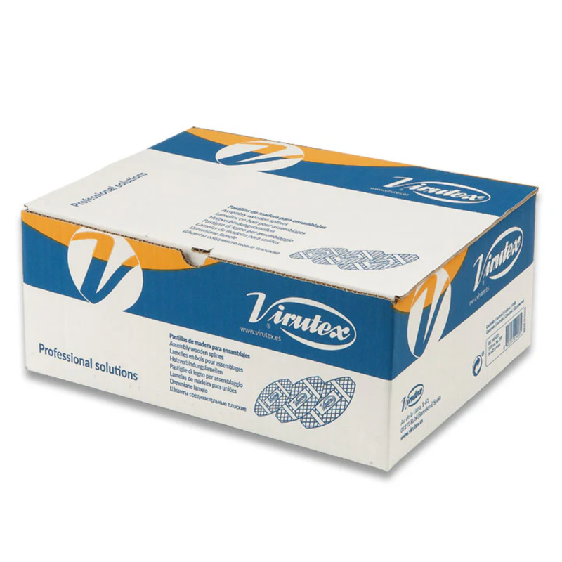 Virutex Beechwood Biscuits, Box 1.000 Pcs, FSC-Certified