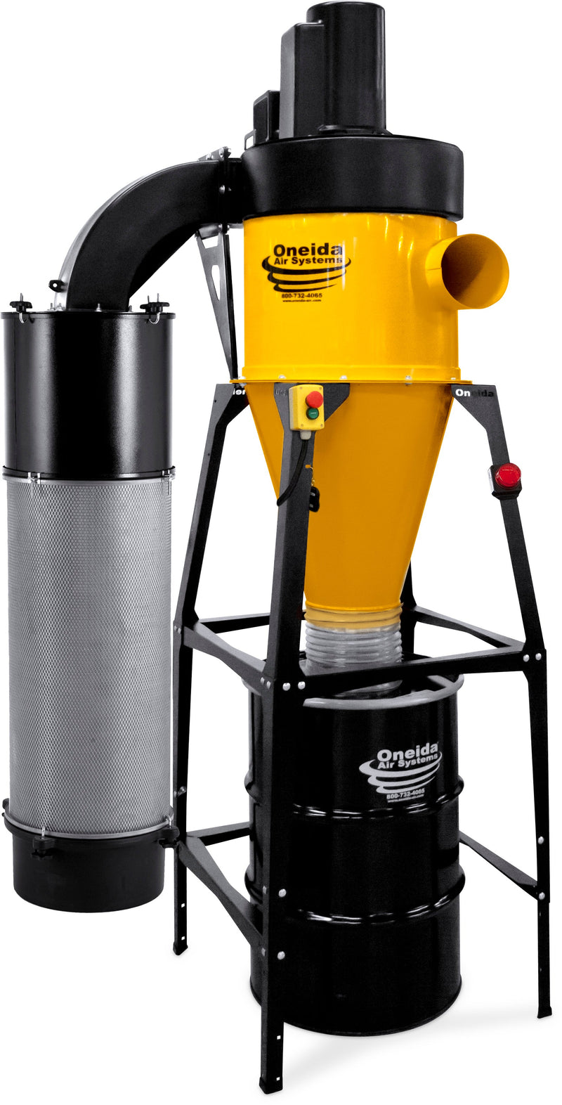 Oneida 5hp 1ph Dust Gorilla Pro SMART Boost HEPA-GFM Cyclone Dust Collector