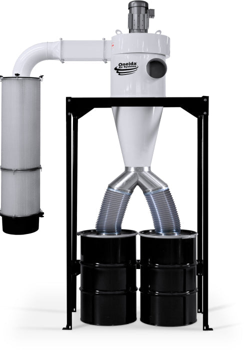 Oneida 5hp High Vacuum Freestanding Cyclone Dust Collector