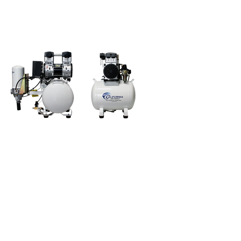 California Air Tools 10020HDCADC 2 HP 10 Gallon Oil-Free Air Compressor with 98% Air Drying System and Automatic Drain Valve