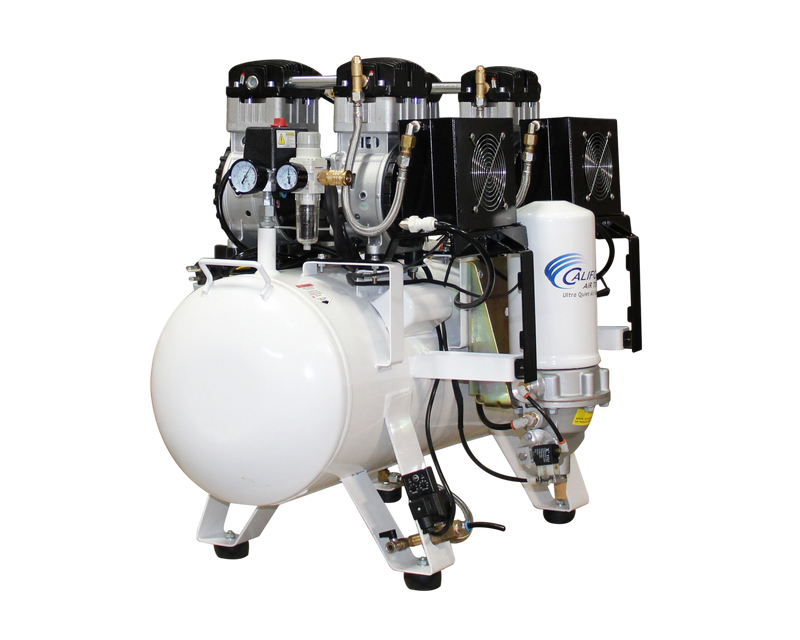 California Air Tools 20040DCADC 4.0 HP 20 Gallon Oil-Free Air Compressor with Air Dryer and Automatic Drain 220V