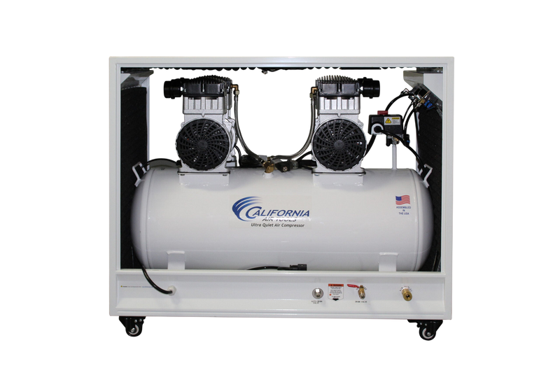 California Air Tools 20040SPCAD 4.0 HP 20 Gallon Oil-Free Air Compressor with Auto Drain and Soundproof Cabinet