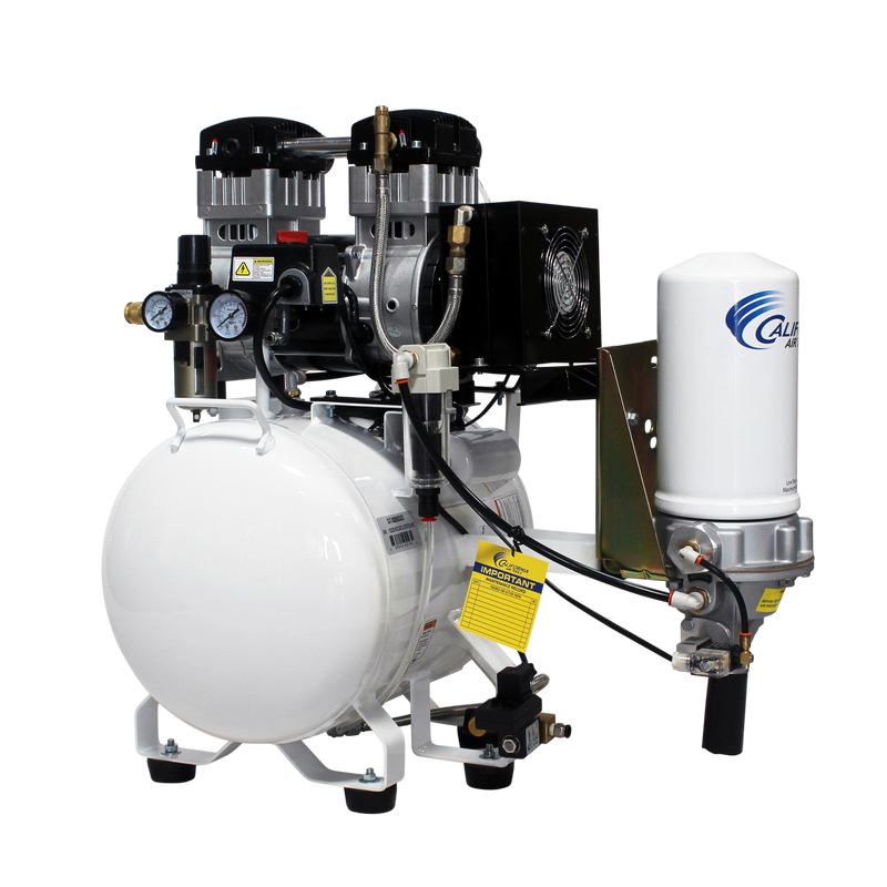 California Air Tools 10020HDCADC 2 HP 10 Gallon Oil-Free Air Compressor with 98% Air Drying System and Automatic Drain Valve