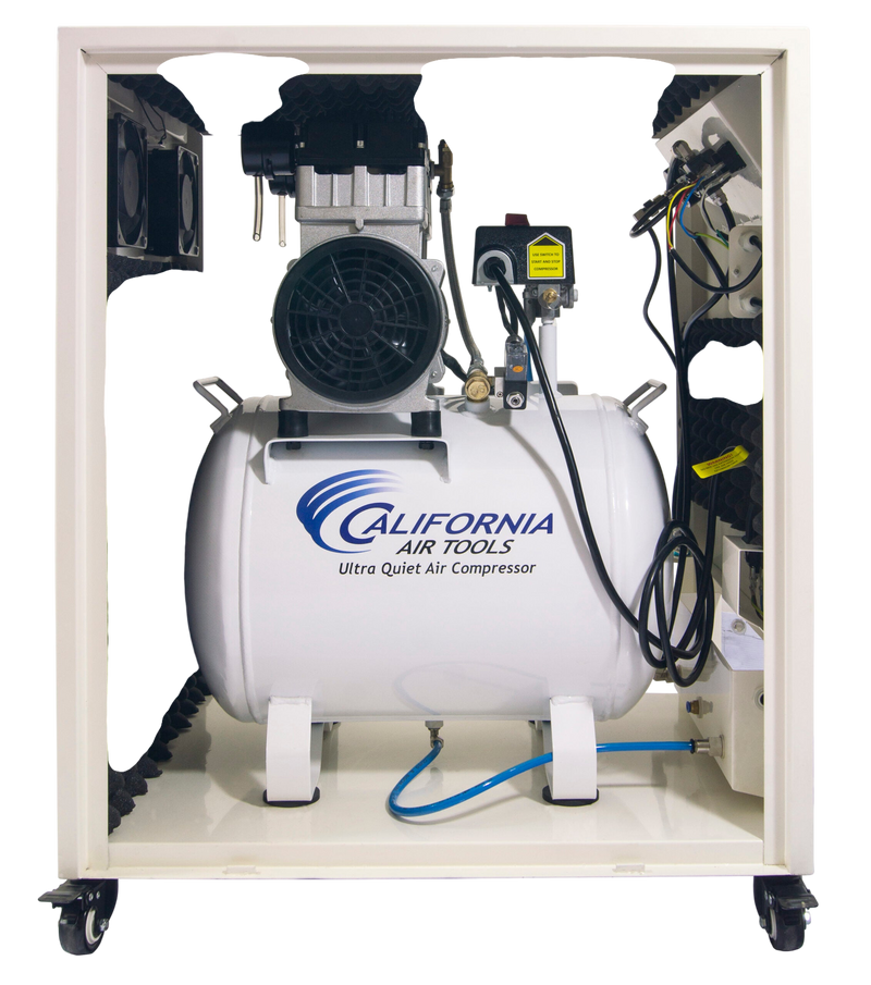 California Air Tools 10020SPC 2.0 HP 10 Gallon Oil-Free Air Compressor with Soundproof Cabinet