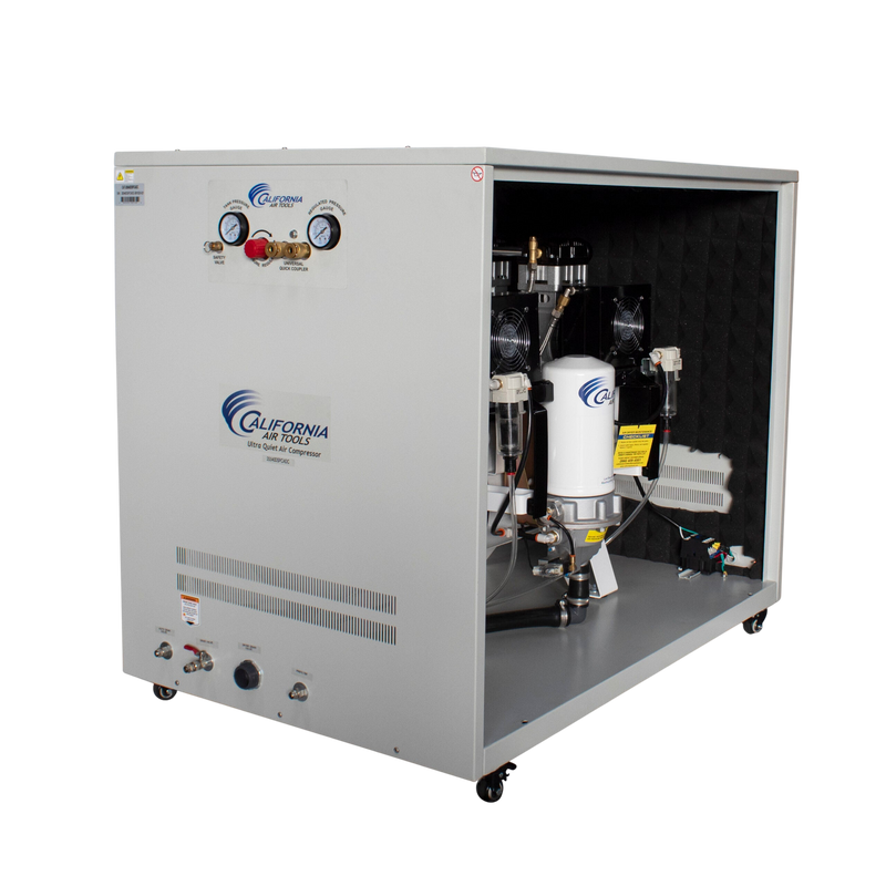 California Air Tools 20040DSPCADC 4.0 HP 20 Gallon Oil-Free Air Compressor with 98% Air Drying System, Auto Drain, and Soundproof Cabinet