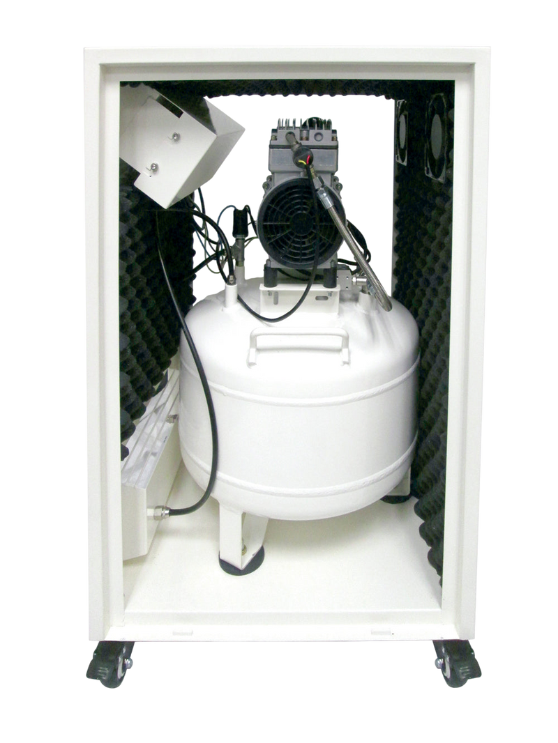 California Air Tools 8010SPC 1.0 HP 8 Gallon Oil-Free Air Compressor with Soundproof Cabinet