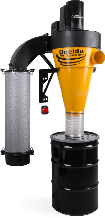 Oneida 3HP V-System 3000 SMART Boost HEPA-GFM Cyclone Dust Collector