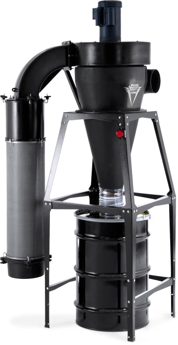 Oneida 3hp 230V V-System 3000 HEPA-GFM Cyclone Dust Collector